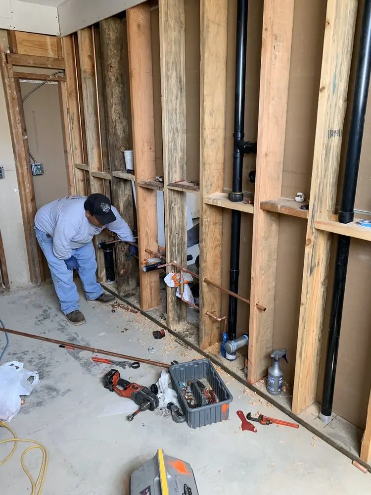 Commercial rough-in plumbing for Gas Line Repair in Fontana Village
